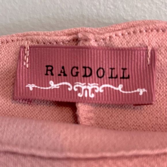 #83 Ragdoll Rose Pink Off The Shoulder Spaghetti Strap Top - Picture 5 of 7